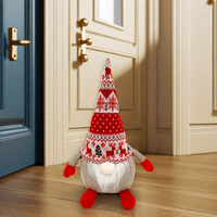 Nouvel article populaire : Arrêt-porte en tissu de sable rembourré, gnome de Noël Gonk, pour la décoration de la maison
