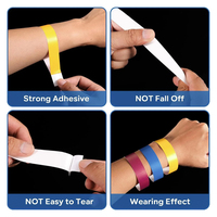 Bracelets en papier synthétique YUPO imperméables et économiques, 19x250mm, lot de 500 pour promotions événementielles, bracelet trèfle
