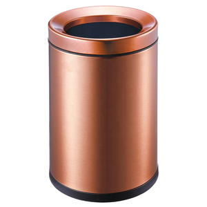 ถังขยะและถังเก็บฝุ่นทำจากสเตนเลสสตีลทรงสี่เหลี่ยมเปิดด้านบน10L เป็นมิตรต่อสิ่งแวดล้อมสำหรับใช้ในบ้านและติดดาวในโรงแรม - Product Image 3