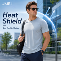Camiseta Funcional para Hombre JENI, Personalizada al por Mayor, 150gsm, Secado Rápido, Transpirable, Protección UV, para Actividades al Aire Libre