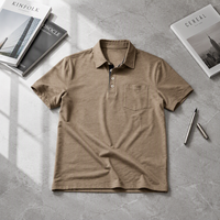 Polo à manches courtes pour hommes en gros avec poche poitrine, en mélange de coton respirant, uniforme de travail, polos de golf, logo personnalisé OEM