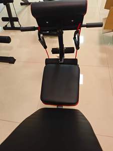 Banco de Ejercicios Multifuncional Plegable y Ajustable, Banco de Pesas para Gimnasio con Banda de Resistencia - Product Image 5
