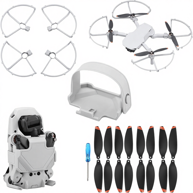 16-Piece Lightweight Propeller Guard Bumper Set for Mini 2/Mini 4K/Specta/Mavic Mini SE Drones-Protective Accessory