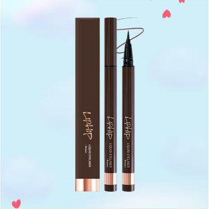 เครื่องสำอางเกาหลี LIPHIP บราวน์ ลิควิด เพ็น อายไลเนอร์ หัวแปรงละเอียดพิเศษ กันน้ำ ติดทนนาน ไม่เลอะ แห้งเร็ว - Product Image 2
