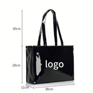Bolso de Mano de PVC para el Verano, Bolso Bento Ecológico, de Gran Capacidad, Impermeable, Bolso de Hombro Grande, Bolso Cruzado para Mujer - Product Image 2