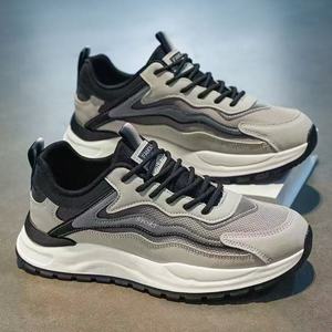 Trendy Breathable Mesh Casual Sneakers for men Youth Non Slip Chunky Sports Casual Shoes Outdoor Running Walking style Shoes - Product Image 1