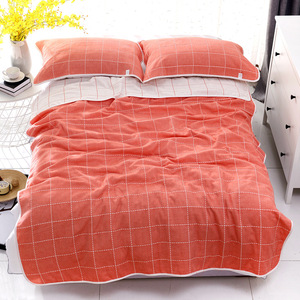 Couverture en coton pur Jianmu Qingyue, 150x200cm, motif rayé en gaze à six couches, taille adulte - Product Image 4