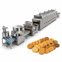 Machine à fabriquer des biscuits entièrement automatique de haute qualité, petite taille, pour la production de biscuits / Ligne de production de biscuits