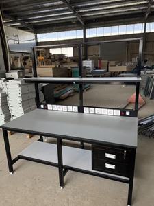 Leenol Lagerräumungsverkauf Arbeitstisch mit Schublade Antistatischer Arbeitsplatz ESD Aluminium-Werkbank für Montagelinie - Product Image 5