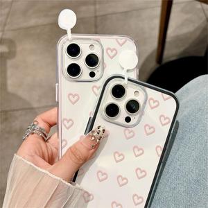 เคสโทรศัพท์ที่เหมาะสำหรับ iPhone 17 Pro Max, เคสกันกระแทกแบบเต็มจอ ลายหัวใจสีชมพู รูใหญ่ - Product Image 6