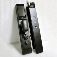 Serrure de porte numérique intelligente S940MAX avec reconnaissance faciale 3D, empreinte digitale, Wi-Fi, application Tuya, interphone, accès par carte pour porte en aluminium