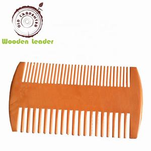 Pettine Tascabile per Barba e Baffi da Uomo in Legno Massello Naturale, Doppia Dentatura Larga, Funzione Massaggio, Prezzo di Fabbrica - Product Image 6