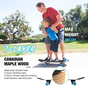 31 Pro Complete Skateboard 7 Layer Maple Wood Skateboard Deck For Extreme Sports And Outdoors