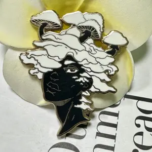 하이 퀄리티 기념품 사용자 정의 로고 금속 하드 에나멜 배지 패션 옷깃 핀