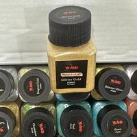 Ensemble de paillettes comestibles de 30 couleurs emballant des pigments de perles pour la poudre métallique de titane enduit de mica de nature de boisson