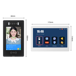 Miễn phí đám mây RFID Đầu đọc thẻ kiểm soát truy cập hệ thống nhận dạng khuôn mặt sinh trắc học tham dự <span class=keywords><strong>video</strong></span> Cửa Điện thoại kiểm soát truy cập - Product Image 1