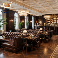 Vantel Hotel Restaurant - Mobilier de restauration de luxe - Ensemble table, chaises et banquettes - Fournisseur de mobilier hôtelier sur mesure