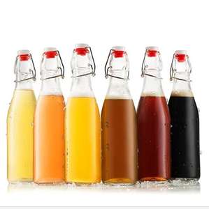 Bouteille d'eau potable molle transparente de récipient de boisson de dessus de balançoire de 250ml avec le couvercle à vis - Product Image 5