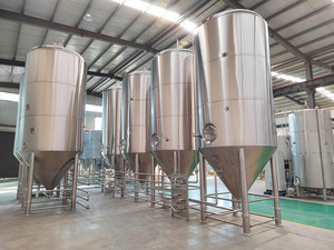 Tanque de Fermentación de Cerveza con <span class=keywords><strong>Doble</strong></span> Pared de Acero Inoxidable de 1000L, 2000L, 3000L con Boca de Inspección Lateral - Product Image 4
