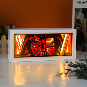 Tùy Chỉnh Ánh Sáng Hộp Sao Chiến Tranh Hình Skywalker 3D Ánh Sáng Ban Đêm Đèn Cạnh Giường Ngủ LED Đèn Ban Đêm Phòng Trang Trí Nội Thất Đèn Mặt Hàng Quà Tặng - Product Image 5