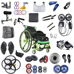 Wheelchair spare parts front wheel 3 4 5 inch PU front wheel for sport manual wheelchair