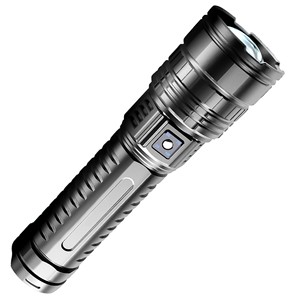 Linterna Láser Blanca TikTok, 5400mAh Recargable, LED con Zoom, Largo Alcance, para Campismo, Búsqueda y Patrulla al Aire Libre - Product Image 1