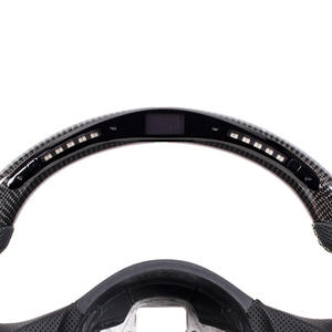 Etiquette de retour professionnelle OEM noire Nappa italienne tricolore 09-14 pour volant Lamborghini Gallardo - Product Image 2