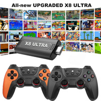 Consola de Videojuegos X8 Ultra 4K Ultra HD con Tarjeta TF de 128 GB Integrada, Más de 50000 Juegos, Mini Consola de Juegos X8 Ultra