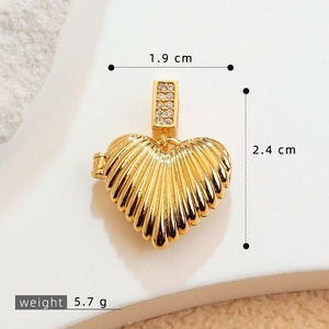 ACME Messing-Kupfer-Herzanhänger-Halsketten – heiß begehrt, Großhandel, direkt ab Werk, anpassbar, verschiedene Ausführungen, Damen-Modeschmuck - Product Image 5