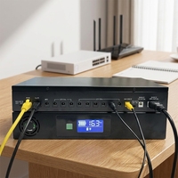 Fuente de Alimentación Ininterrumpida (UPS) Dedicada para Monitoreo de Routers Domésticos, Mini DC1018P, 60W/120W, Personalizada, China Continental