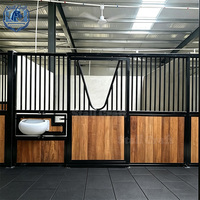 Box de chevaux coulissant sur mesure, largeur 3,5 m, robuste, pour paddock intérieur