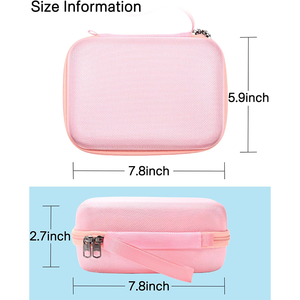 Kotak Perawatan Diabetes EVA yang Tahan Lama dengan Kantong Jaring untuk Jarum Pena Insulin, Alat Pengukur Glukosa Darah, Organizer Darurat Perjalanan - Product Image 2