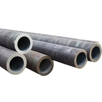 Tuyau en acier au carbone sans soudure/soudé, rond/carré, rainuré, noir, API 5L GR.B X42/X52/X56/X60/65 X70, A179/A192/A333