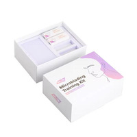 Coffret Cadeau Cosmétique en Carton Blanc avec Logo Personnalisé Estampé à Chaud, Emballage de Luxe Recyclé pour Ensemble de Flacons de Parfum 30, 50ml, 100ml avec Éponge