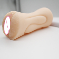 Produit phare : Poupée de masturbation manuelle en silicone pour hommes, avec poitrine volumineuse couleur chair, et Godet de masturbation masculin (type 'Airplane Cup')
