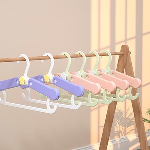 <span class=keywords><strong>Cintres</strong></span> multifonctionnels pour vêtements de bébé, <span class=keywords><strong>cintres</strong></span> de séchage pour la maison, <span class=keywords><strong>cintres</strong></span> en plastique extensibles et antidérapants, <span class=keywords><strong>lot</strong></span> de cinq - Product Image 2