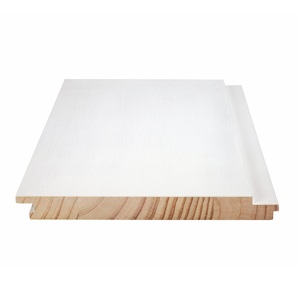 Thiết kế Hiện Đại Trắng primed ngón tay nối và cạnh dán radiata thông shiplap cho ứng dụng trong nhà - Product Image 1