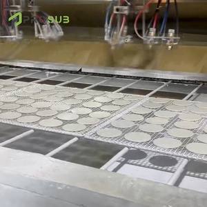 Prosub Atacado Enfeite de Natal de Cerâmica em Branco para Sublimação Redondo com Logo Personalizado de Dupla Face Ornamento de Natal para Sublimação - Product Image 4