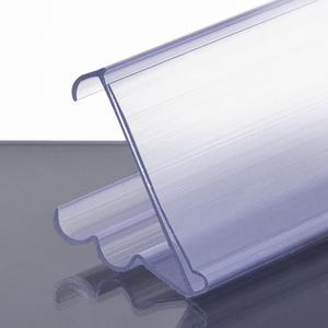 Bán Lẻ Nhựa Kệ Nhãn Chủ Ba Rãnh Kệ Cạnh Vé Dải Dây Trong Suốt Kệ Thẻ Dấu Hiệu Clip - Product Image 6
