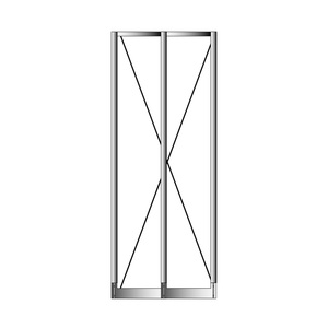 Support galvanisé Fami Double Base Span Tr Series 566x350x2010 mm - Product Image 3