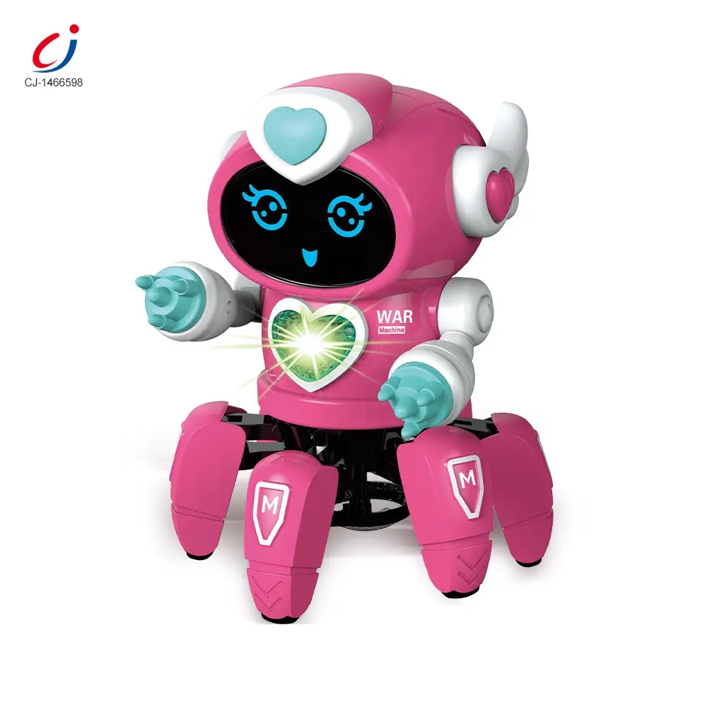 Robot Sáu Móng Thông Minh Bán Chạy Đồ Chơi Robot Nhảy Múa Có Ánh Sáng Và Âm Nhạc Tương Tác Giáo Dục Đi Bộ