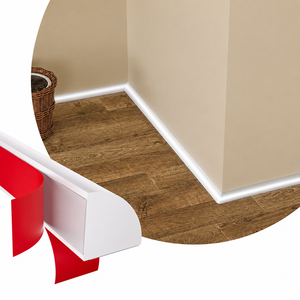 Moulure décorative autocollante en <span class=keywords><strong>PVC</strong></span> souple pour coins, plinthes et transitions mur-sol - Product Image 5