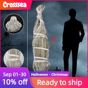 Décoration d'<span class=keywords><strong>Halloween</strong></span> : Momie suspendue tête en bas de 1,8 m - Effigie de terreur grandeur nature pour maison hantée, jardin et cour - Product Image 2