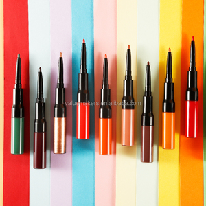Venta al por mayor delineador de labios juego de brillo de labios vendedor caliente regalo de maquillaje proveedor incluye lápiz labial y delineador de labios - Product Image 3