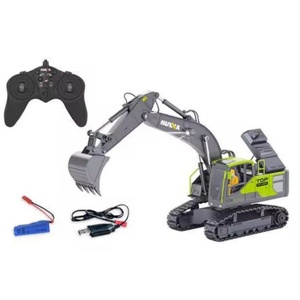 SJY-1661 Excavadora Eléctrica a Control Remoto de 12 Canales, Escala 1:18, Modelo Semi-Aleado, Juguete de Navidad para Niños, Uso Interior/Exterior - Product Image 3