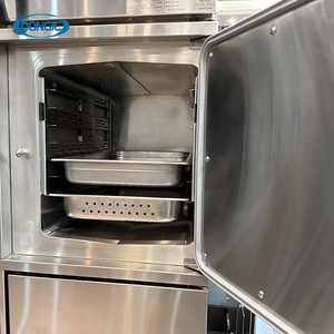 Hotel mensa cucina macchina da vapore modulare combinazione flessibile elettrico iper fumante riso frutti di mare caldaia a vapore mobile - Product Image 4