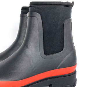 Modische Anpassbare Damen <span class=keywords><strong>Chelsea</strong></span> Gummistiefel Wasserdicht Rutschfest Knöchelhoch Neopren Gummi Regenstiefel Sommer/Winter - Product Image 3