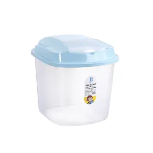 контейнер для риса 50кг Suppliers-Бытовое ведро для риса, влагостойкая и устойчивая к насекомым коробка для хранения муки, цилиндрический контейнер для муки, 10-50 кг