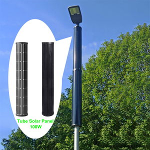 แผงโซลาร์เซลล์แบบโมโนคริสตัลไลน์ทรงกระบอกชนิด N ขนาด 12V 100W ประสิทธิภาพสูง 24% สำหรับไฟโซลาร์เซลล์และกล้องวงจรปิด - Product Image 3
