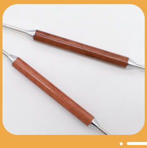 Aiguille à fleurs en acier inoxydable Aiguille en palissandre Bar à café Tirer Fleur Artifact Tirer Fleur Stylo Aiguille à crochet fantaisie - Product Image 5